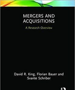 Mergers And Acquisitions A Research Overview State Of The Art In Business Research
