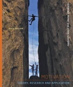 Motivation Theory Research And Application 6Th Edition