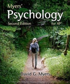 Myers Psychology For Ap 2Nd Edition