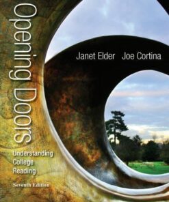 Opening Doors Understanding College Reading 7Th Edition