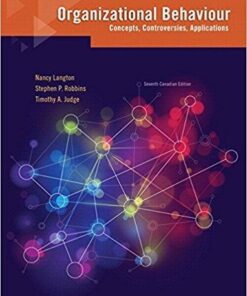 Organizational Behaviour Concepts Controversies Applications 7Th Edition