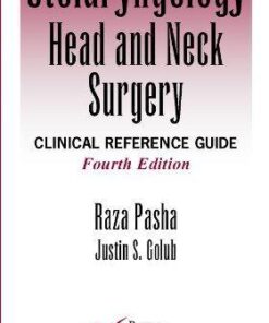 Otolaryngology Head And Neck Surgery Clinical Reference Guide 4Th Edition