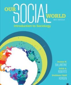 Our Social World Introduction To Sociology 6Th Edition