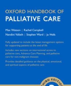 Oxford Handbook Of Palliative Care 3Rd Edition