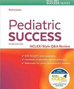 Pediatric Success Nclex Style Q A Review Q A Success 3Rd Edition