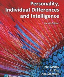 Personality Individual Differences And Intelligence 4Th Edition