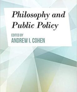 Philosophy And Public Policy