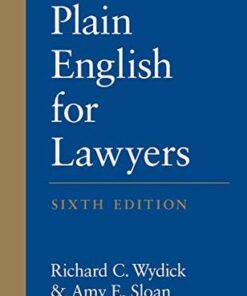Plain English For Lawyers 6Th Edition