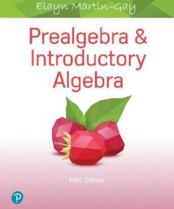 Prealgebra Introductory Algebra 5Th Edition