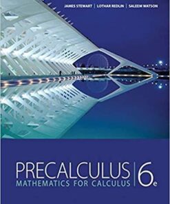 Precalculus Mathematics For Calculus 6Th Edition