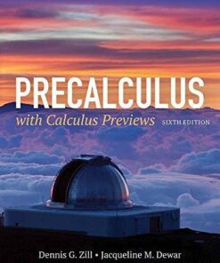 Precalculus With Calculus Previews 6Th Edition