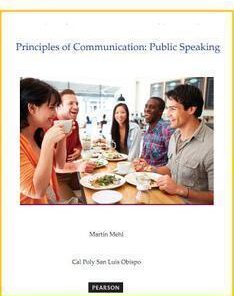 Principles Of Communication Public Speaking