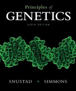 Principles Of Genetics 6Th Edition