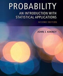 Probability An Introduction With Statistical Applications 2Nd Edition