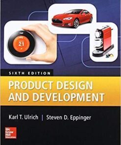 Product Design And Development Irwin Marketing 6Th Edition