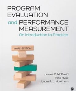 Program Evaluation and Performance Measurement: An Introduction to Practice 3rd Edition
