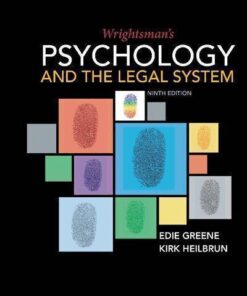 Psychology And The Legal System 9Th Edition