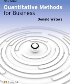 Quantitative Methods For Business 5Th Edition
