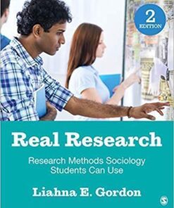 Real Research Research Methods Sociology Students Can Use 2Nd Edition