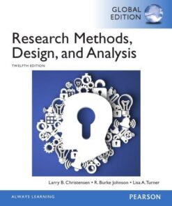Research Methods Design And Analysis 12Th Edition