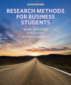 Research Methods For Business Students 6Th Edition