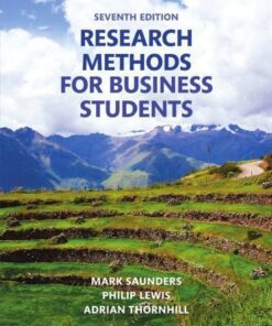 Research Methods For Business Students 7Th Edition