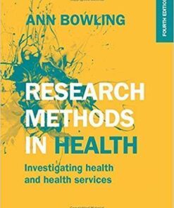 Research Methods In Health Investigating Health And Health Services 4Th Edition