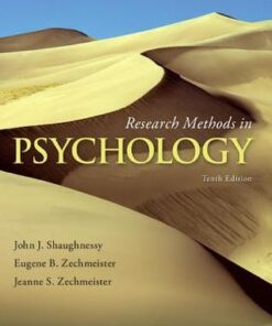 Research Methods In Psychology 10Th Edition