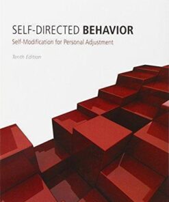Self Directed Behavior Self Modification For Personal Adjustment 10Th Edition
