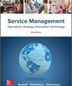 Service Management Operations Strategy Information Technology 9th Edition