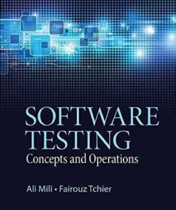 Software Testing Concepts And Operations