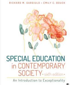 Special Education In Contemporary Society 6Th Edition