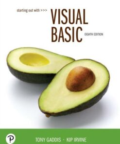 Starting Out With Visual Basic 8Th Edition