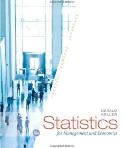 Statistics For Management And Economics 10Th Edition