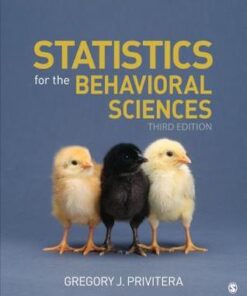 Statistics For The Behavioral Sciences 3Rd Edition