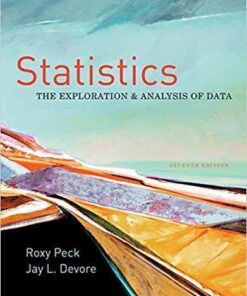 Statistics The Exploration Analysis Of Data 7Th Edition