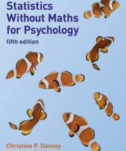 Statistics Without Maths For Psychology 5Th Edition