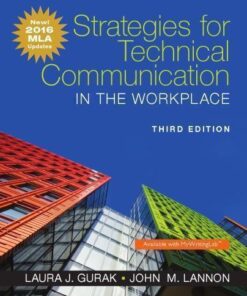 Strategies For Technical Communication In The Workplace 3Rd Edition