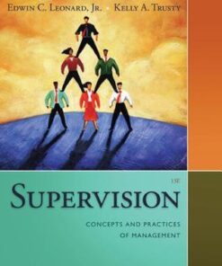 Supervision Concepts And Practices Of Management 15Th Edition