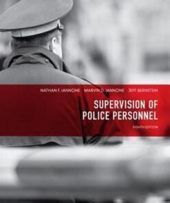 Supervision Of Police Personnel 8Th Edition