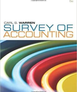 Survey Of Accounting 5Th Edition