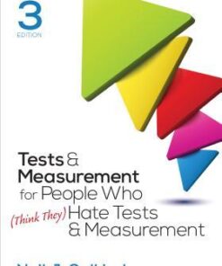 Tests & Measurement 3Rd Edition Salkind