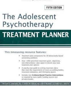 The Adolescent Psychotherapy Treatment Planner Includes Dsm 5 Updates 5Th Edition