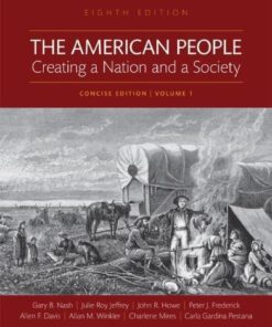 The American People Creating A Nation And A Society Concise Volume 1 8Th Edition