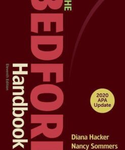 The Bedford Handbook 2020 Apa Update Eleventh 11Th Edition