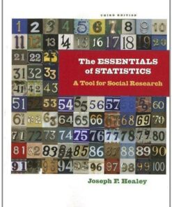 The Essentials Of Statistics A Tool For Social Research 3Rd Edition