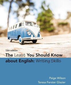 The Least You Should Know About English Writing Skills 13th Edition