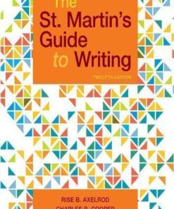 The St Martins Guide To Writing 12Th Edition
