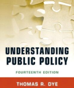 Understanding Public Policy 14Th Edition