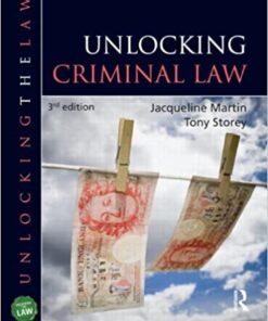 Unlocking Criminal Law Unlocking The Law 3Rd Edition